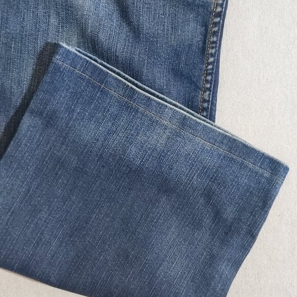 Denver Hayes Bootcut jeans men's size 38/32 dark washed ink blue colour - Picture 9 of 13